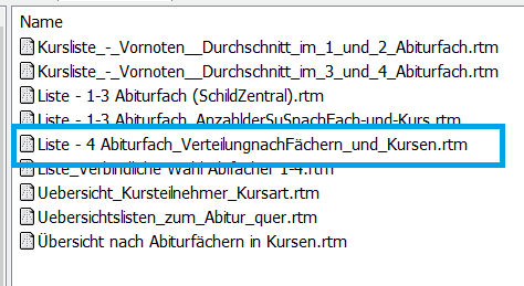 Schülerliste zum vierten Abiturfach nach Fach und Kurs mit Anzahlen.png